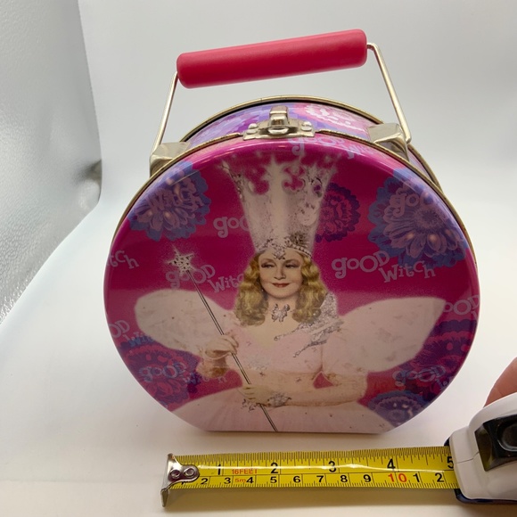 VTG Wizard of Oz Glinda Good Witch Wicked Bad Witch Tin Collectible Lunch Box - Picture 15 of 16